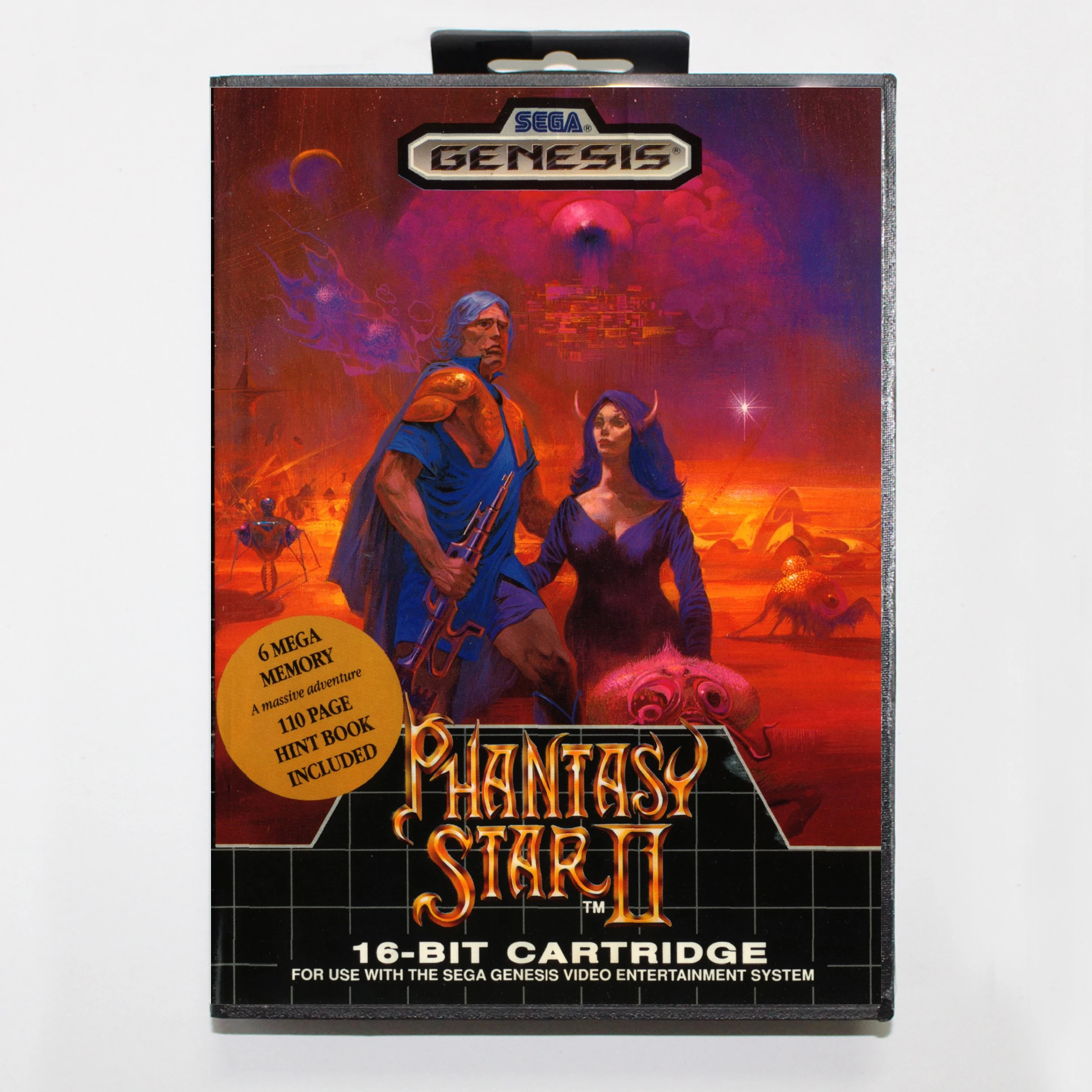 Игровая карта Phantasy Star II 16bit MD для Sega Mega Drive/ Genesis в розничной коробке | Электроника