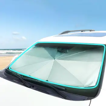 

Car Sunshade Window Sunscreen Heat Insulation Board Umbrella Type Artifact Telescopic Car Front Windshield Glass Shading Cloth