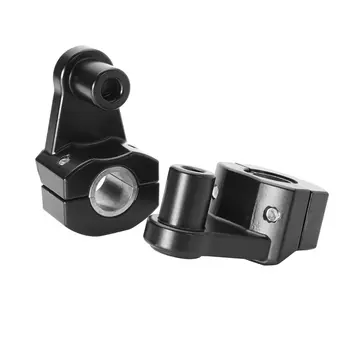 

Now Hot 2PCs Universal Motorcycle HandleBar Front Handle Fat Bar Mount Clamps Riser Anodized Finish Mount for 28/22mm Handlebar