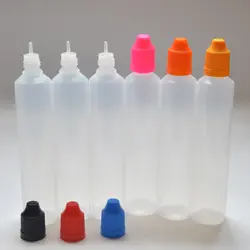 Ручка Форма пластиковая капельница бутылка длинный тонкий 60 мл бутылка с крышкой e-жидкая бутылка бесплатная доставка