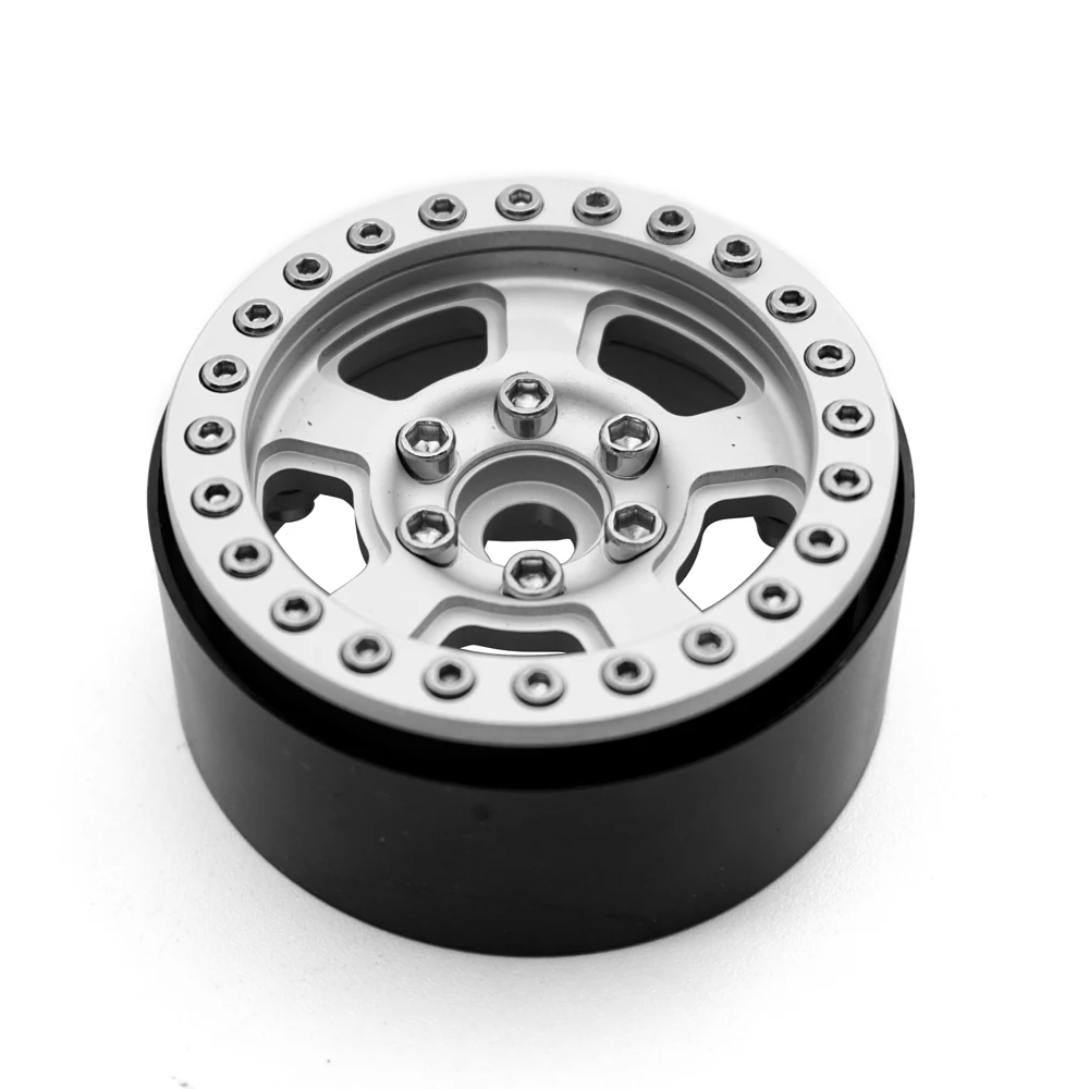 YEAHRUN 4 шт. 1," Сплав Beadlock обод колеса 26 мм ширина для 1/10 SCX10 D90 CC01 RC Гусеничный