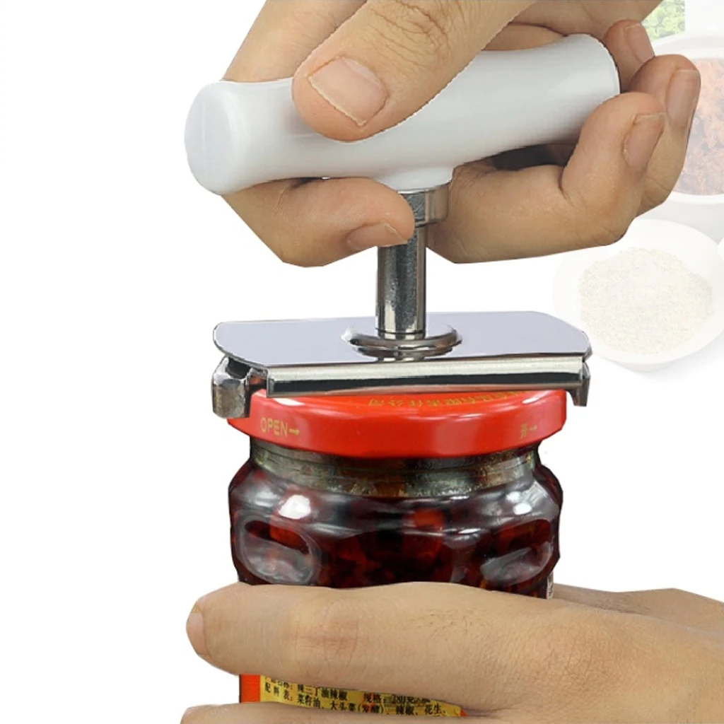 Руководство Abrebotellas Ajustable De Acero Inoxidable TapóN De Rosca Tarro Vidrio Herramienta Abierta Cocina