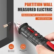 

12V-1000V Non-Contact Current Voltage Meters LCD Display Induction Pen DIY ELECTRICAL Tools Multi Auto Home Electric Test Pencil