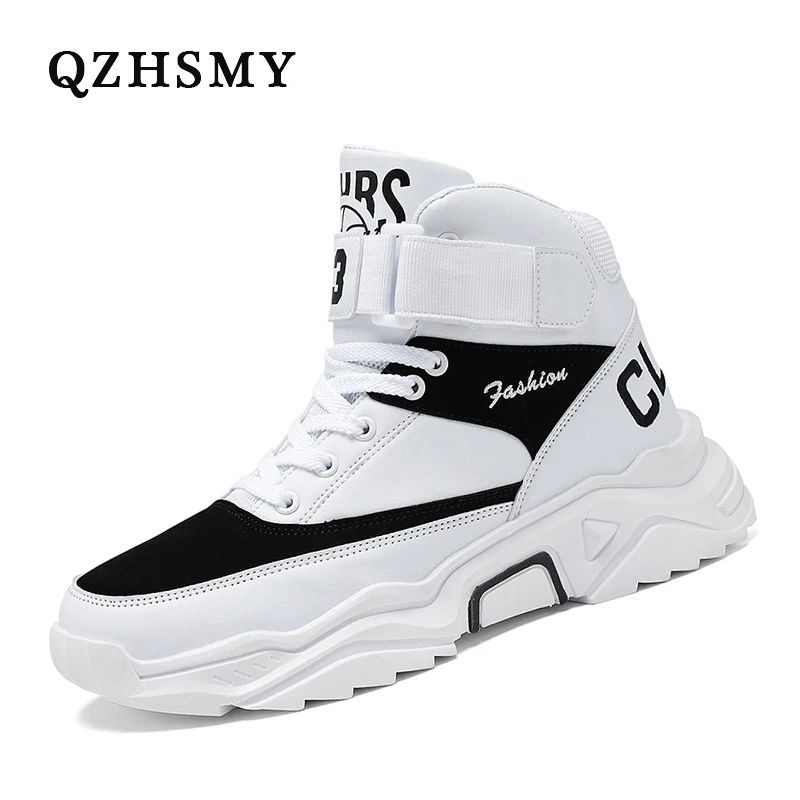 Chunky Sneakers Army Black Sports-Shoes High-Top Youth Designer Hot-Sale Mens Non-Slip