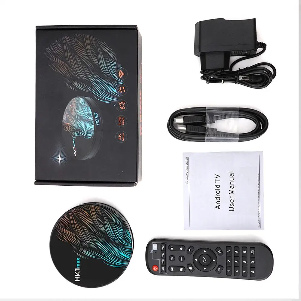 indoor antenna HK1 MAX Smart TV Box Android 10.0 RK3318 4GB RAM 128GB ROM 4K WiFi Media Player Android 10 TV BOX Youtube Set Top BOX 4G 32G 64G abc antenna channel