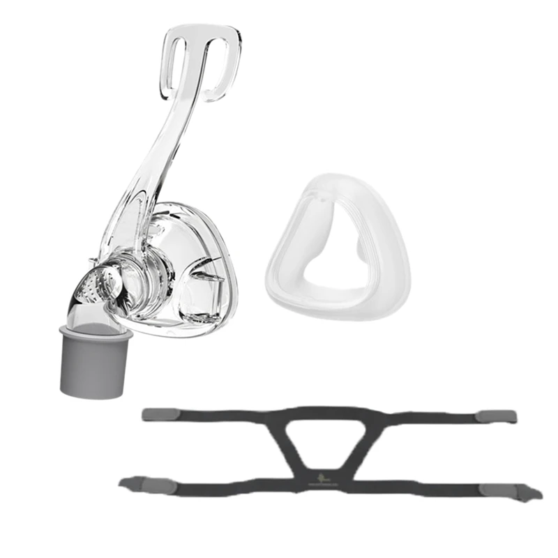 

OPQ-Solve the Snoring Mask Nasal Mask BMC-NM4 CPAP Mask with Headgear for CPAP Auto CPAP Sleep Snoring Apnea Health&Beauty and M