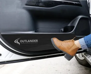 

For MITSUBISHI outlander 2013-2018 stainless steel door 4 PCS self adhesive decorative Panel anti-football decorative accessorie