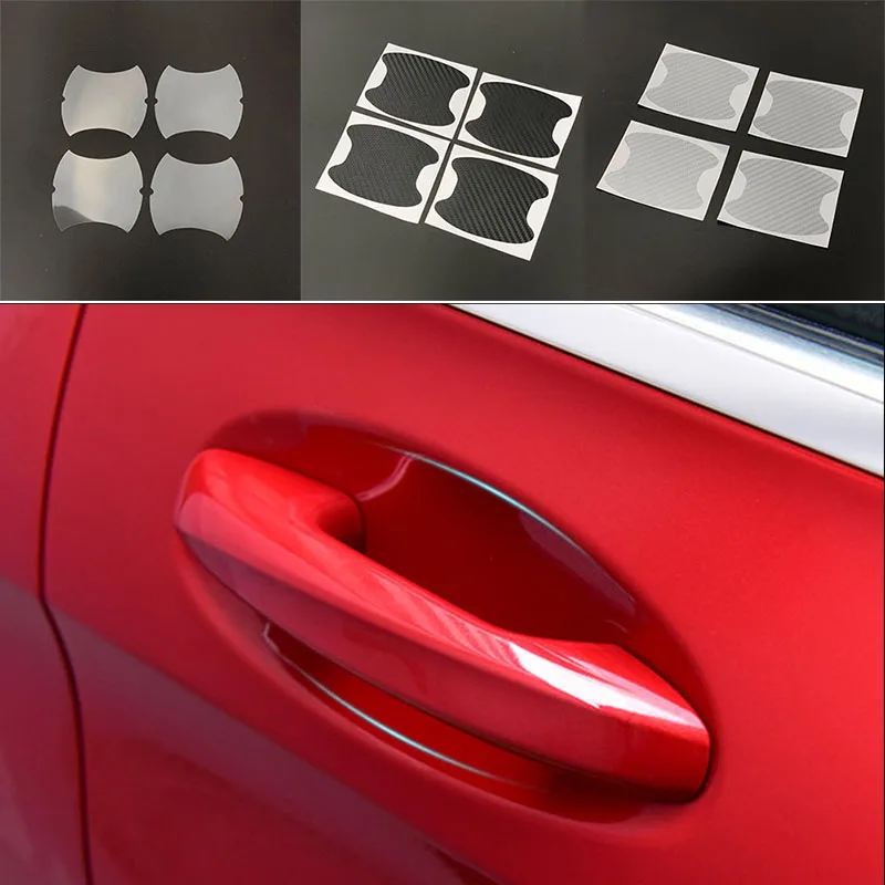 Защитная Наклейка для ручки автомобиля 4 шт./лот Chevrolet Volt Malibu Camaro Cobalt Orlando Spark