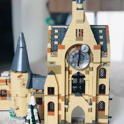 Новинка 2019, башня с часами, совместима с 75948 Harri Magic Movie Building Bricks, развивающие игрушки Lepinblocks, рождественские подарки