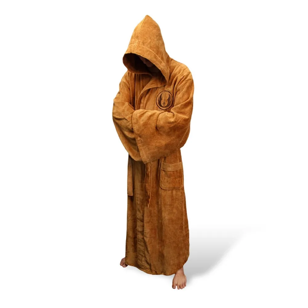 Flannel Robe Male with Hooded Thick Star Wars Dressing Gown Jedi Empire Men's Bathrobe Winter Long Robe Mens Bath Robe Pajamas Flannel Robe Male with Hooded Thick Star Wars Dressing Gown Jedi Empire Men's Bathrobe Winter Long Robe Mens Bath Robe Pajamas