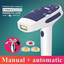 900000 вспышка IPL лазерная Машинка для удаления волос лазерный эпилятор удаление волос на лице постоянный Триммер бикини Электрический Лазер depilador