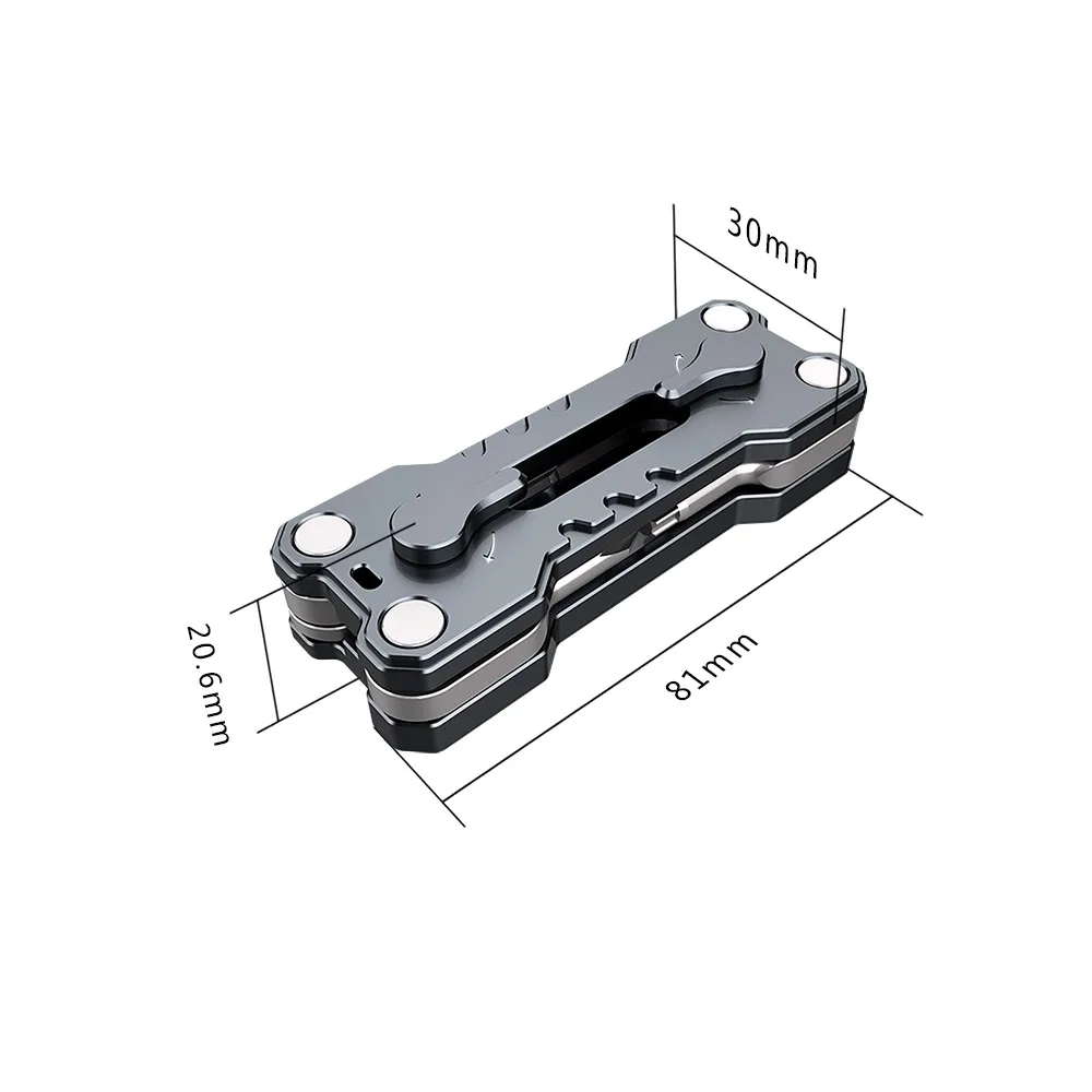 SmallRig Folding Screwdriver Kit Wrench Set Portable Hand Tool Set 4 Allen Wrenches 2.5, 3, 4, 3/16, 1 flat screwdriver 2373
