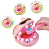 Children Plasticine Tools Pretend Play Toy Dentist Check Teeth Model Set Clay Mold Toy Role Play Early Learning Toys 3