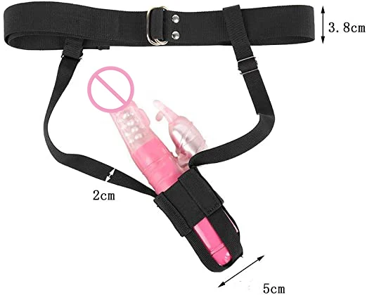 BDSM Bondage Restraint Vibrator Constrained Forced Strap SM Belt Harness Holder Strap on Nylon Waist Massage