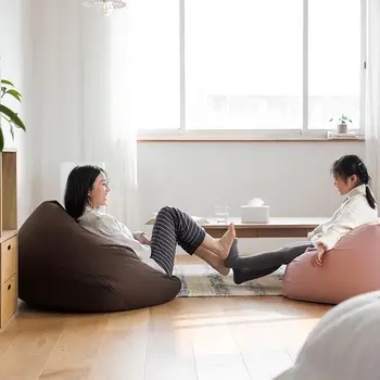 

Lazy Sofa Bean Bag Tatami Small Family Cloth Art Living Room Sofa Bedroom Single Creative Lazy Chair Bean Bag