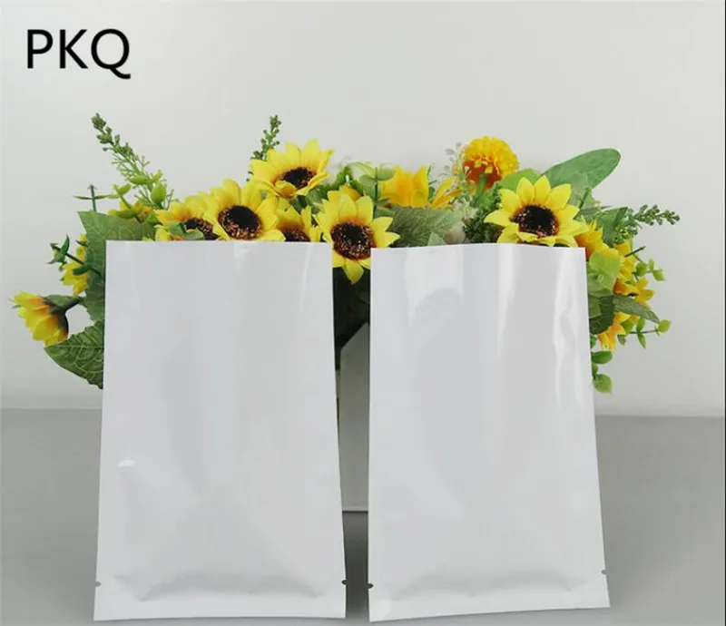 1000pcs Colored Aluminum Foil Heat Sealing Bag 5*7cm Small Recyclable Open Top Vacuum Package Pouch Packaging Flat Mylar Bag