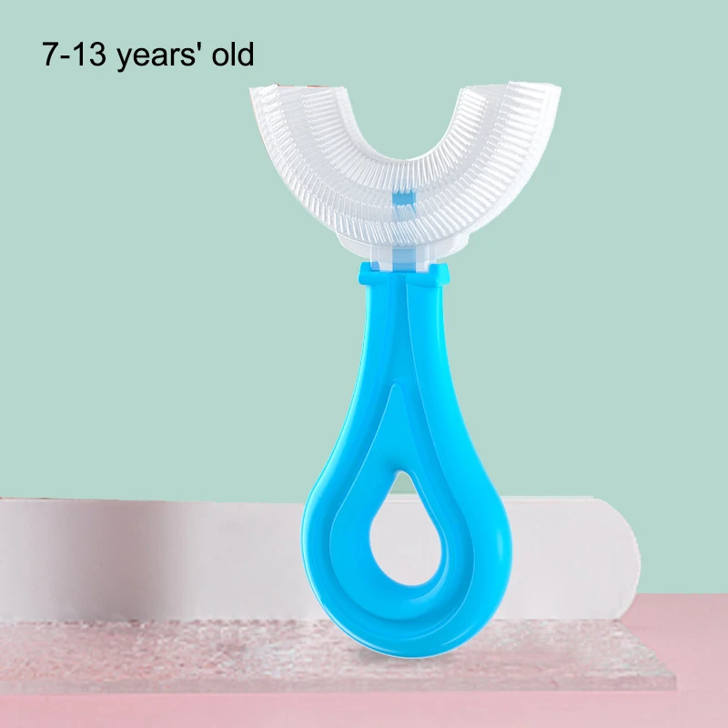 thumbnail image 1 of Cepillo de dientes manual para niños en forma de U Cepillo de dientes Sonicare Cabezal de cepillo de silicona para niños Cepillos Oral Kids Cepillo de dientes sónico para niños, 1 of 5
