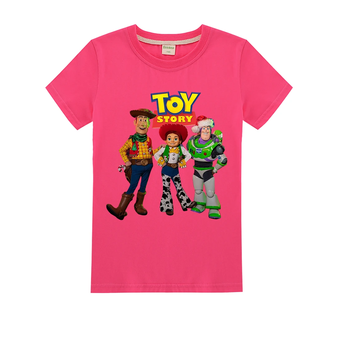 Toy Story 4/детская одежда для маленьких мальчиков хлопок, летние топы для девочек, одежда для маленьких мальчиков Рождественская рубашка Jojo Siwa - Цвет: T1171