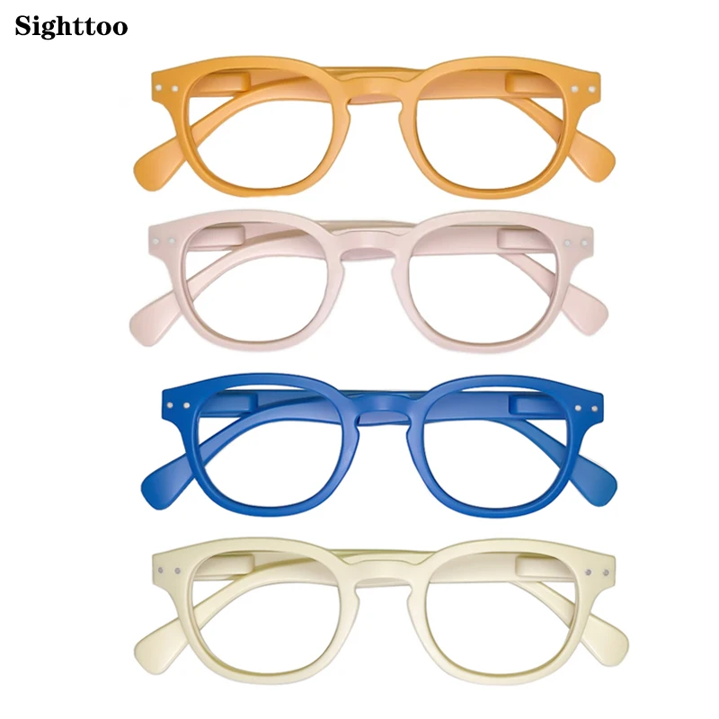 Женские очки для чтения Sighttoo круглые по рецепту женские декоративные с защитой