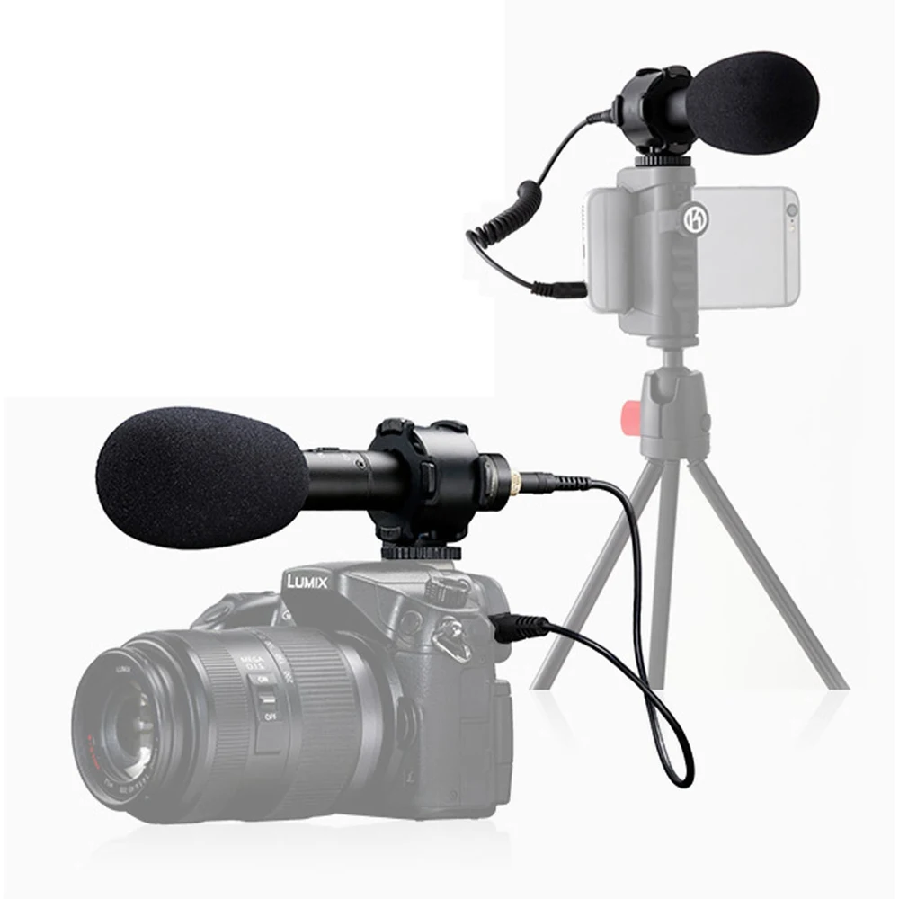 BOYA BY-PVM50 Профессиональный емкостный стерео микрофон для Canon Nikon Цифровая камера DV видеокамера DC с лобовым стеклом