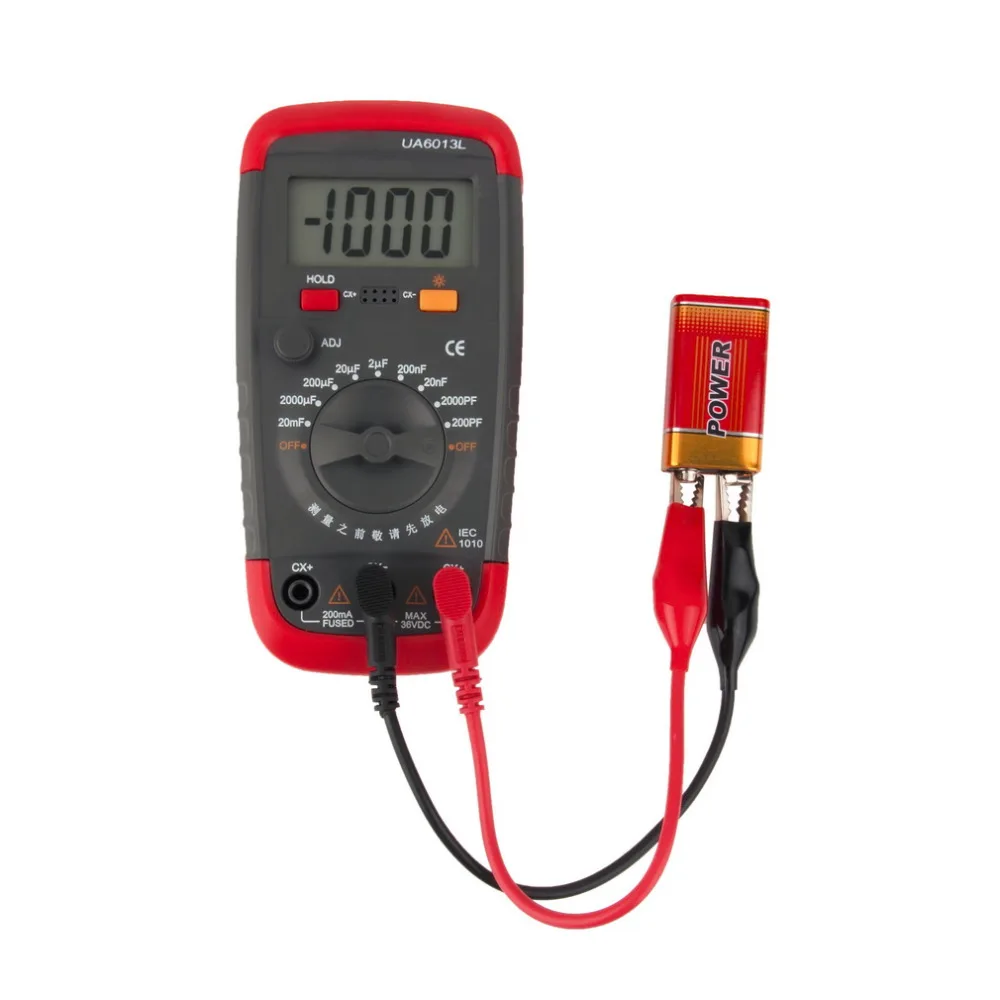 

1 Pc UA6013L Auto Range Digital LCD Capacitor Capacitance Test Meter Multimeter Measurement Tester Meter Brand New