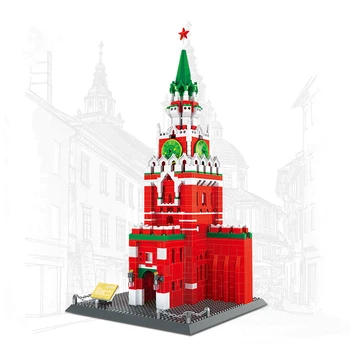 

1048 PCS The Moscow Kremlin Building Blocks Famous Large Architecture Figures Kit Miniature Model Bricks Toys for Kids Gift 5219