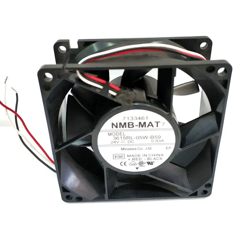 3615RL-05W-B59 3615RL-05W-B50 0.93A 3 проводное Охлаждение Вентилятор Для NMB HZDO
