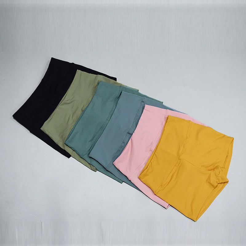 NORMOV Спортивные шорты для Для женщин бег Фитнес Activewear Тренировки Спортивный жесткий шорты спандекс Женский тренажерный зал шорты для йоги плюс Размеры