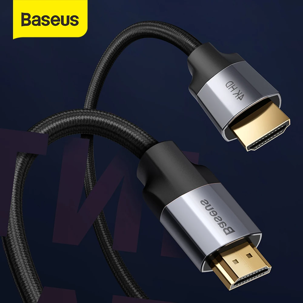 

Baseus HDMI to HDMI 2.0 Extension Splitter Cable 4K 60HZ HDMI Cable for TV Switch Projector Laptop Office Video Cable HDMI