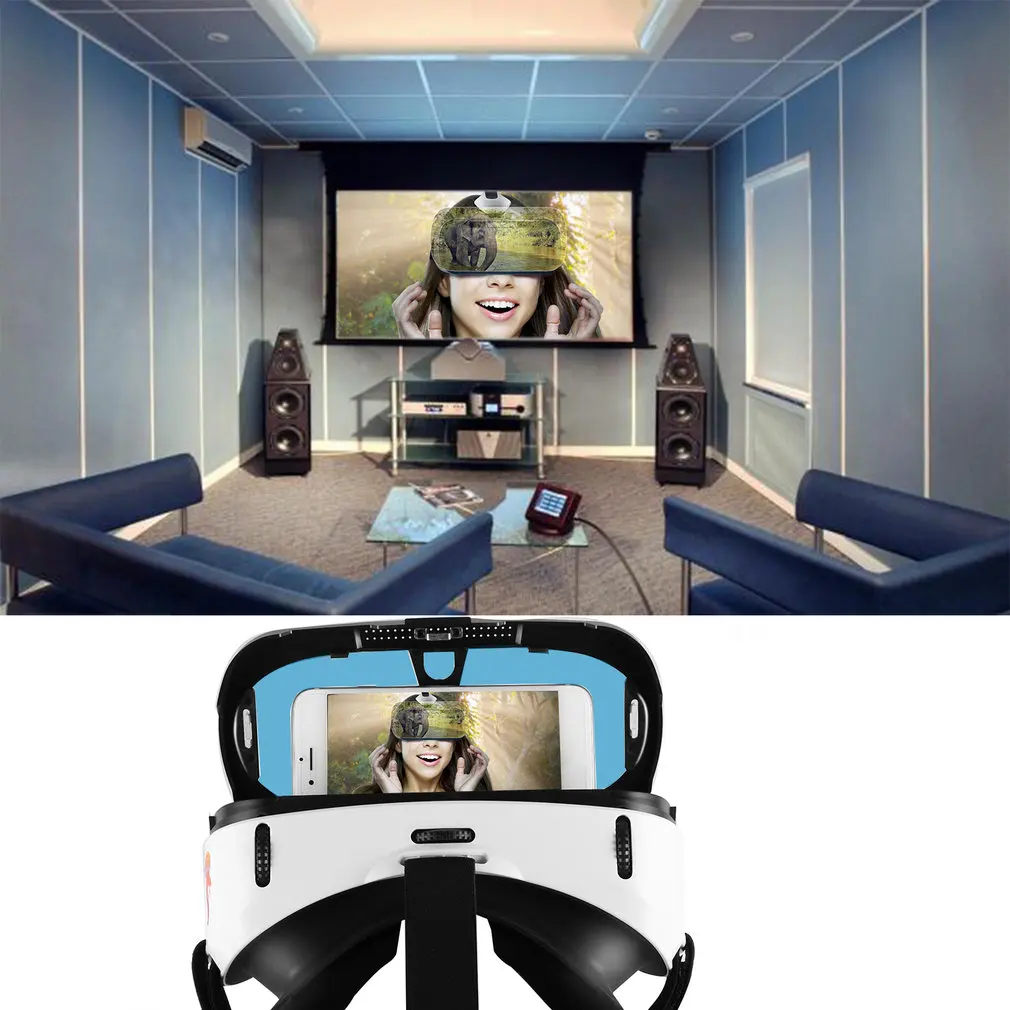 LESHP Blu-Ray стеклянный объектив 3D VR glass es Виртуальная реальность гарнитура фильм игра анти-ультрафиолет анти-головокружение лучше тепловой