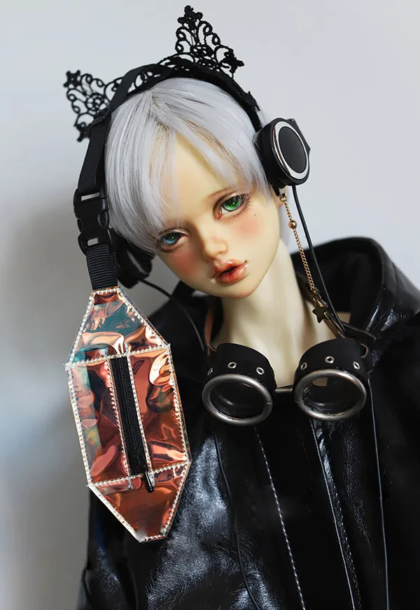 Bjd. DD аксессуары для кукол и реквизит подходят для 1/3 1/4 1/6 MSD размеры модные персонализированные мини лазерный оливково-сумка