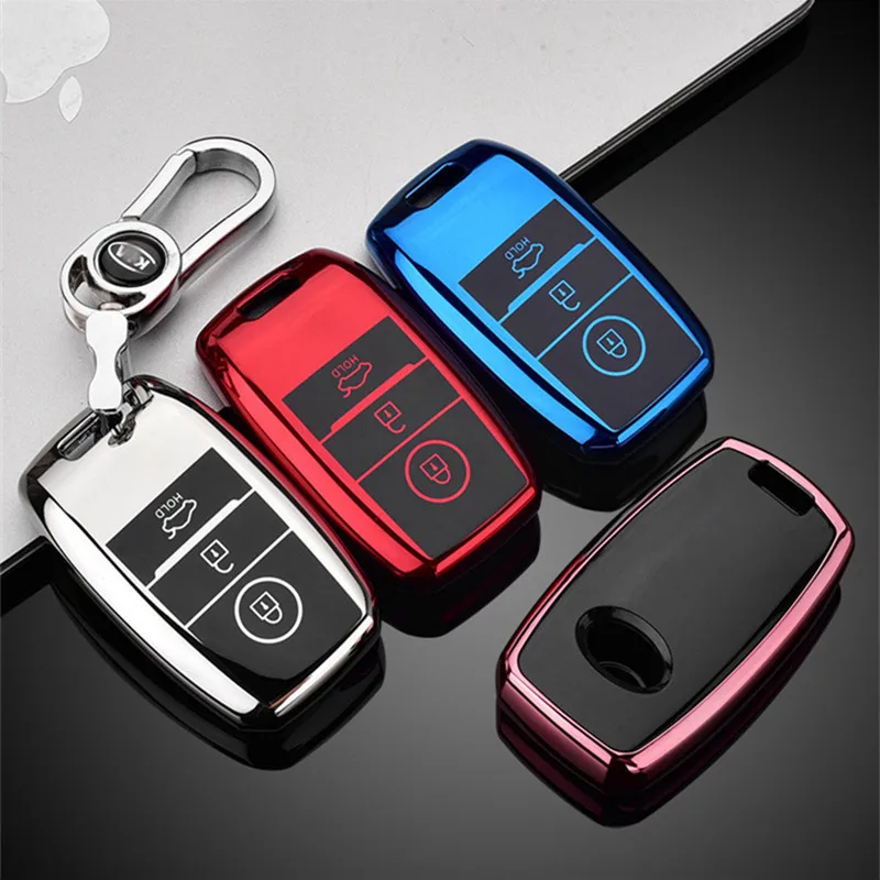 

TPU Fully Car Key Cover Case Protection Remote Key Case For Kia Optima K3 K4 k5 kx3 kx5 kx7 alarm cover