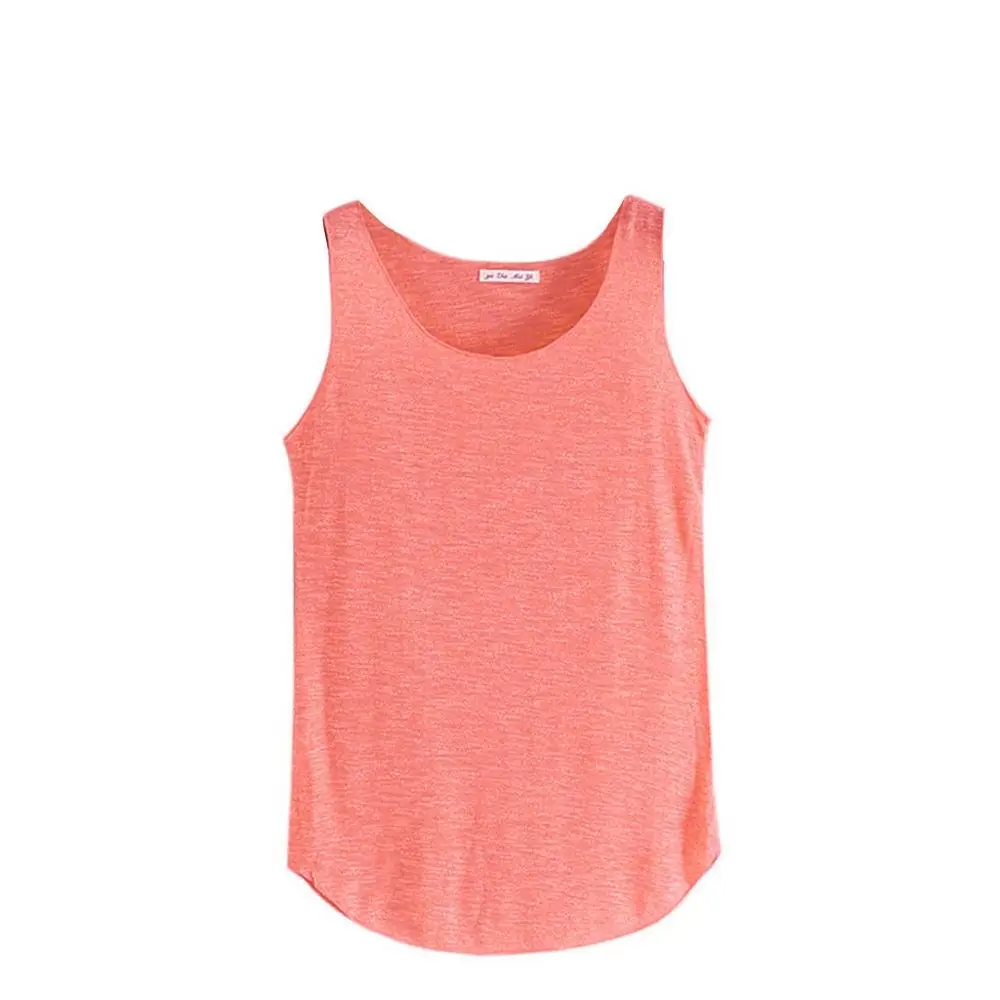 Pink Модные Майки Женские повседневные серые/черные/белые однотонные Короткие топы уличная одежда без рукавов Круглый вырез летний женский Топ# TH - Цвет: Pink