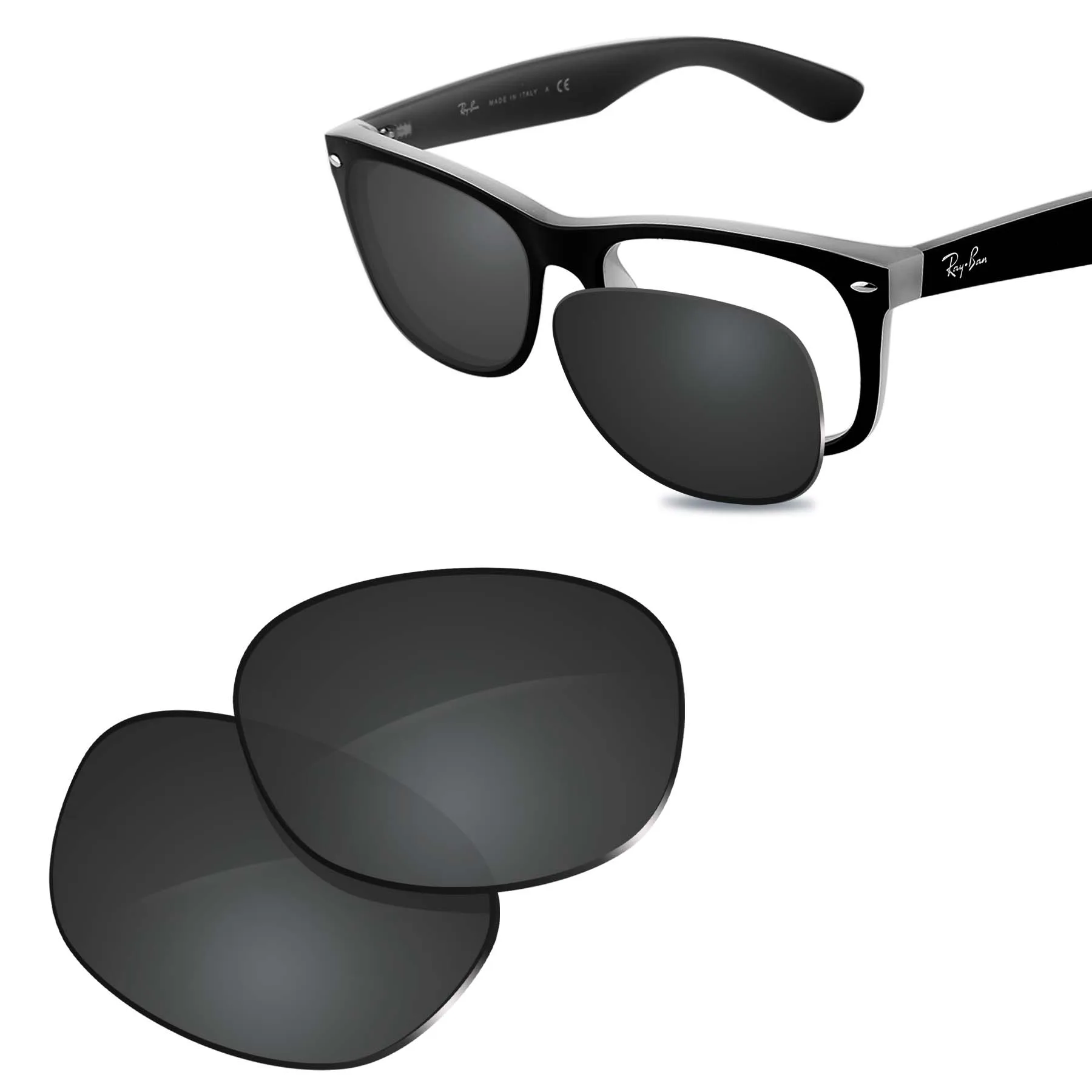 Glintbay Nuove Prestazioni Polarizzate Lenti Di Ricambio Per Ray-Ban Rb2132-58 Nuovi Occhiali Da Sole Wayfarer-Più Colori