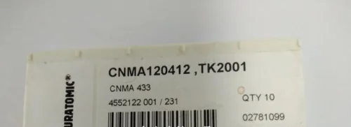 10 шт. вставки карбида CNMA120412 TK2001