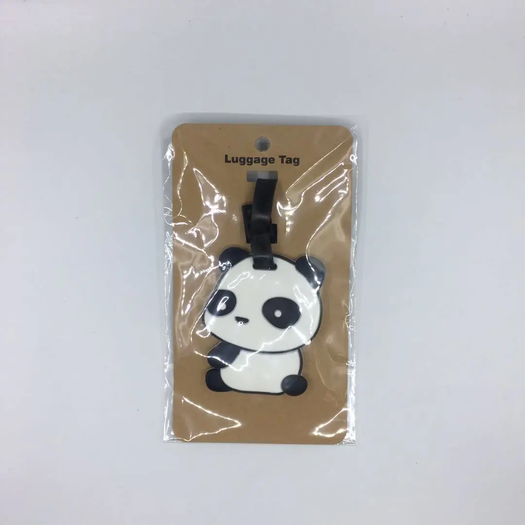 IVYYE Panda серия аниме аксессуары для путешествий багажная бирка на чемодан ID адрес портативный держатель тегов багажные ярлыки Новинка - Цвет: see chart