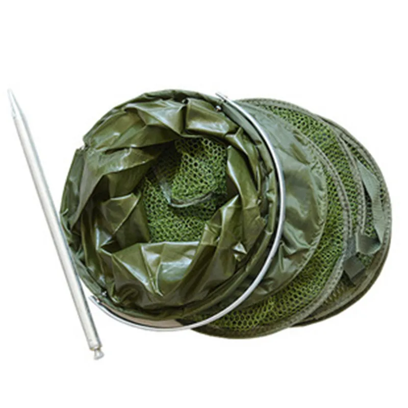 

Gelatinize Fish Basket Army Green 1.5m Rubber Hanged Anti Hanging Athletic Scale Fishers Fishing Protection Weihai Fishing Gear