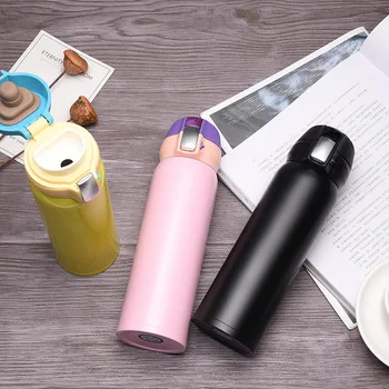 

ZOUNICH Thermos Tumbler Cups Premium Travel Coffee Mug Stainless Steel Vacuum Flask thermo Water Bottle Tea Mug Thermoscup 500ML