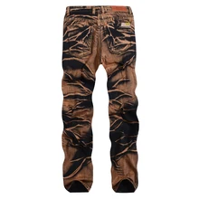 Облегающие джинсы модные прямые джинсы для мужчин повседневные джинсовые брюки хип-хоп джинсовые брюки осенние уличные брюки-карандаш, джинсы