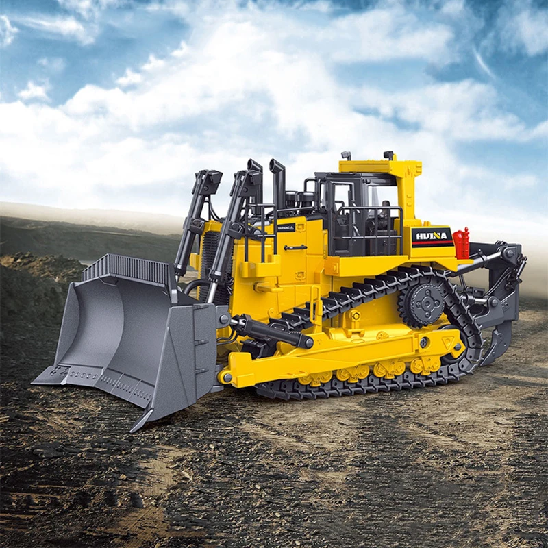 Huina 1569 Remote Control Truck 8ch Rc Bulldozer Machine On Control Car Toys For Boys Hobby Engineering New Arrival Gifts Rc Cars Aliexpress