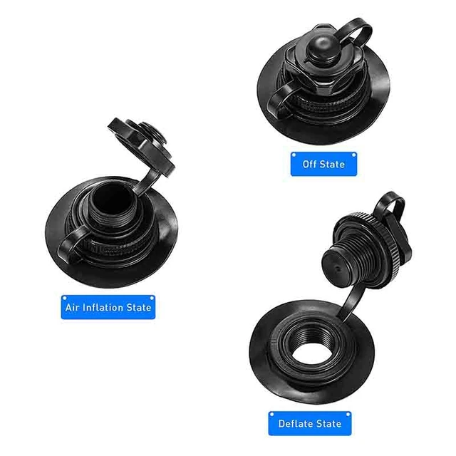 2 Valvole Boston Per Gommone - Valvole Di Gonfiaggio Unidirezionale Per Zattere E Piscine - Foto 9