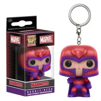 FUNKO POP Marvel Мстители Dc Лига Справедливости персонаж Карманный Брелок виниловые фигурки игрушки - Цвет: Magneto