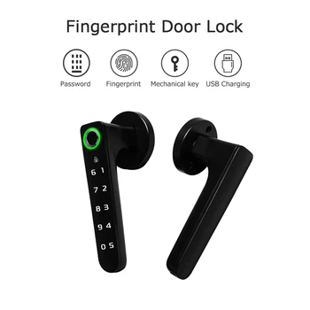 

Electronic Smart Biometric Door Lock Fingerprint Password Deadbolt Keyless Entry Digital Password home Electronic Lock Key