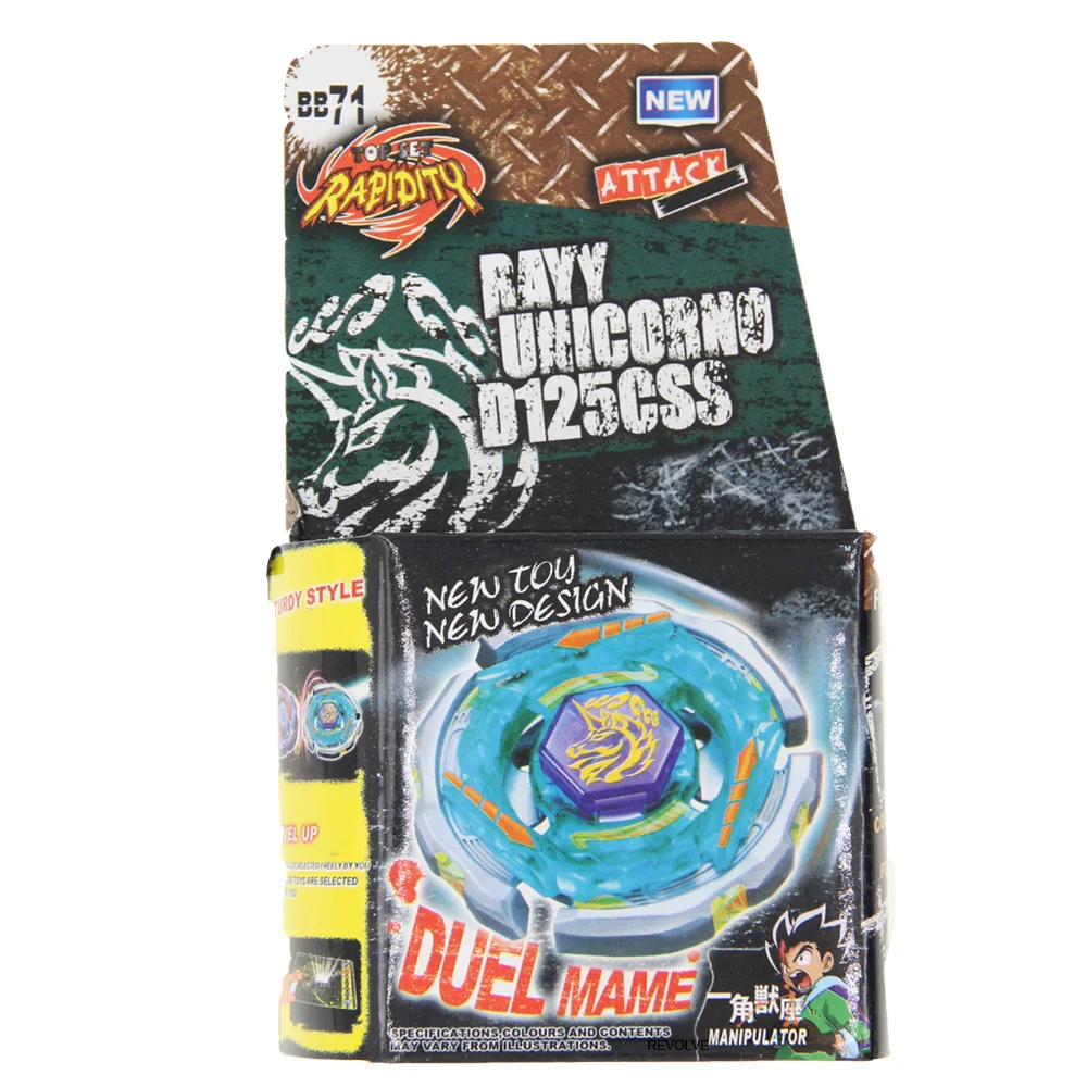 B-X Toupie Burst Beyblade Spinning Top Metal Fusion Toupie Metal Fusion Bb71 Ray Unicorno D125Cs 4D System Dropshipping