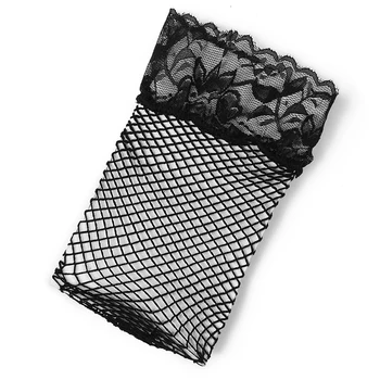 Lace Women Lingerie Set 4 Pcs Sling Open Bra Sexy Wiht Garter Panties Push Up Bra Set Erotic Transparent Underwear Net Stockings 6