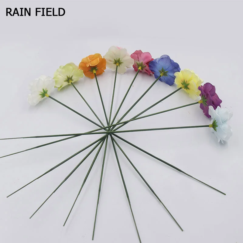 

50pcs Artifical Plant 25cm short green stem Plastic Flower Arrangemen Stem Flower Arra Garden Decor Tropical Home Decoration