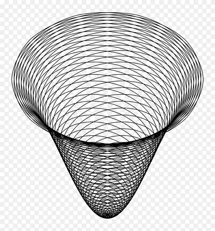 螺旋线画锥线
