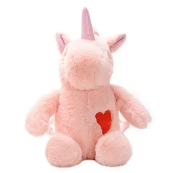

New Women Plush Unicorn Backpack Cute Fashion Fur Backpacks For Girls Travel Backpack Children Schoolbag Kids Gift Book Bag