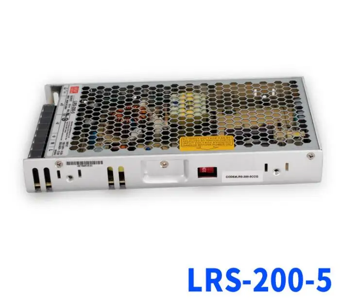 [Seven Neon] MEAN WELL LRS-200-5 5V 40A 200W высокая мощность высокая эффективность одиночный выход импульсный источник питания Светодиодный источник питания