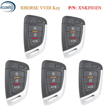 

5PCS,XHORSE ( English Version ) Universal Smart Proximity Control Key - FOB for VVDI Key Tool, VVDI Mini Key Tool VVDI2 XNKF01EN